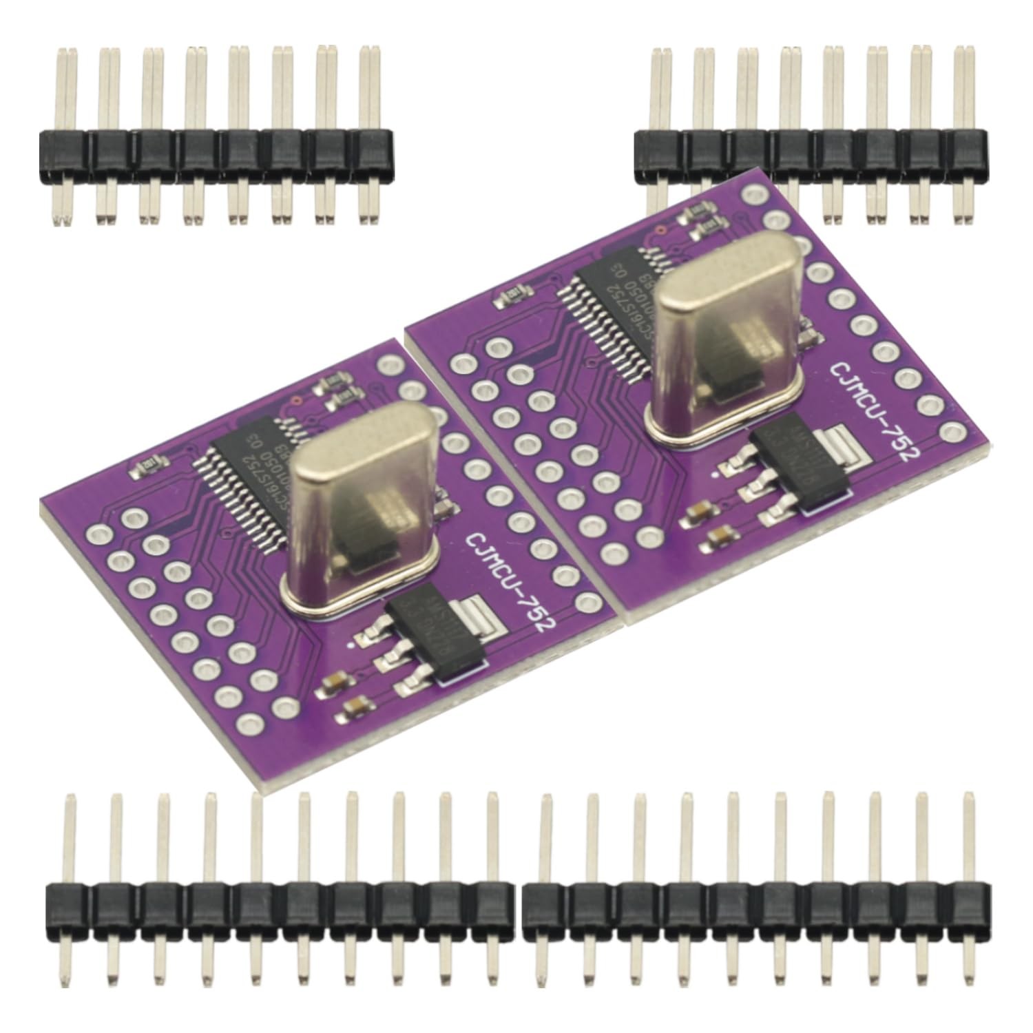 2 PCS SC16IS752 I2C SPI Bus To Dual Channel UART Conversion Module Board