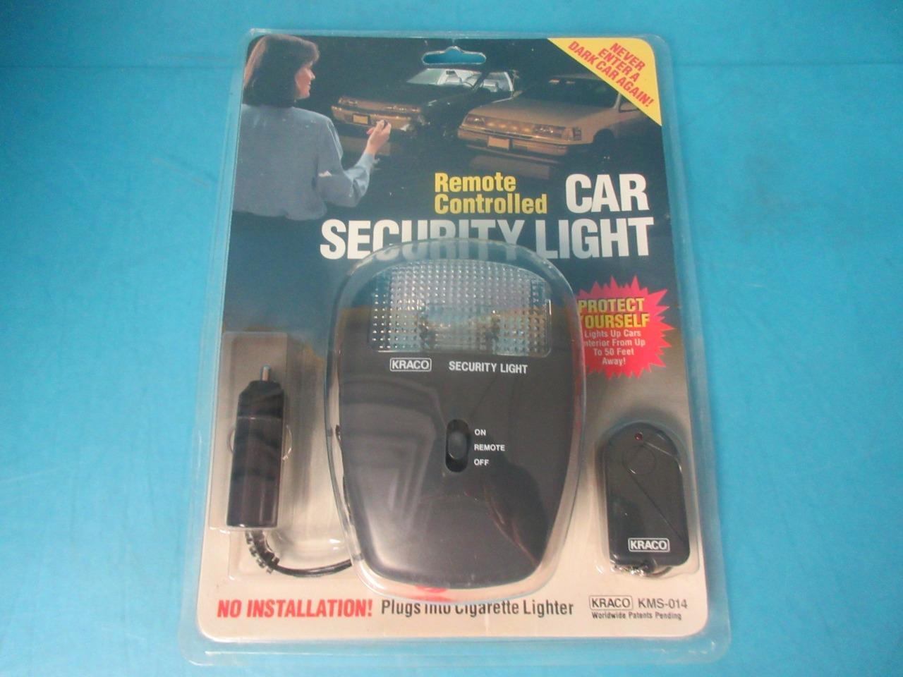 NEW CAR SECURITY LIGHT REMOTE CONTROLLED KRACO KMS-014 Light 50 FEET AWAY