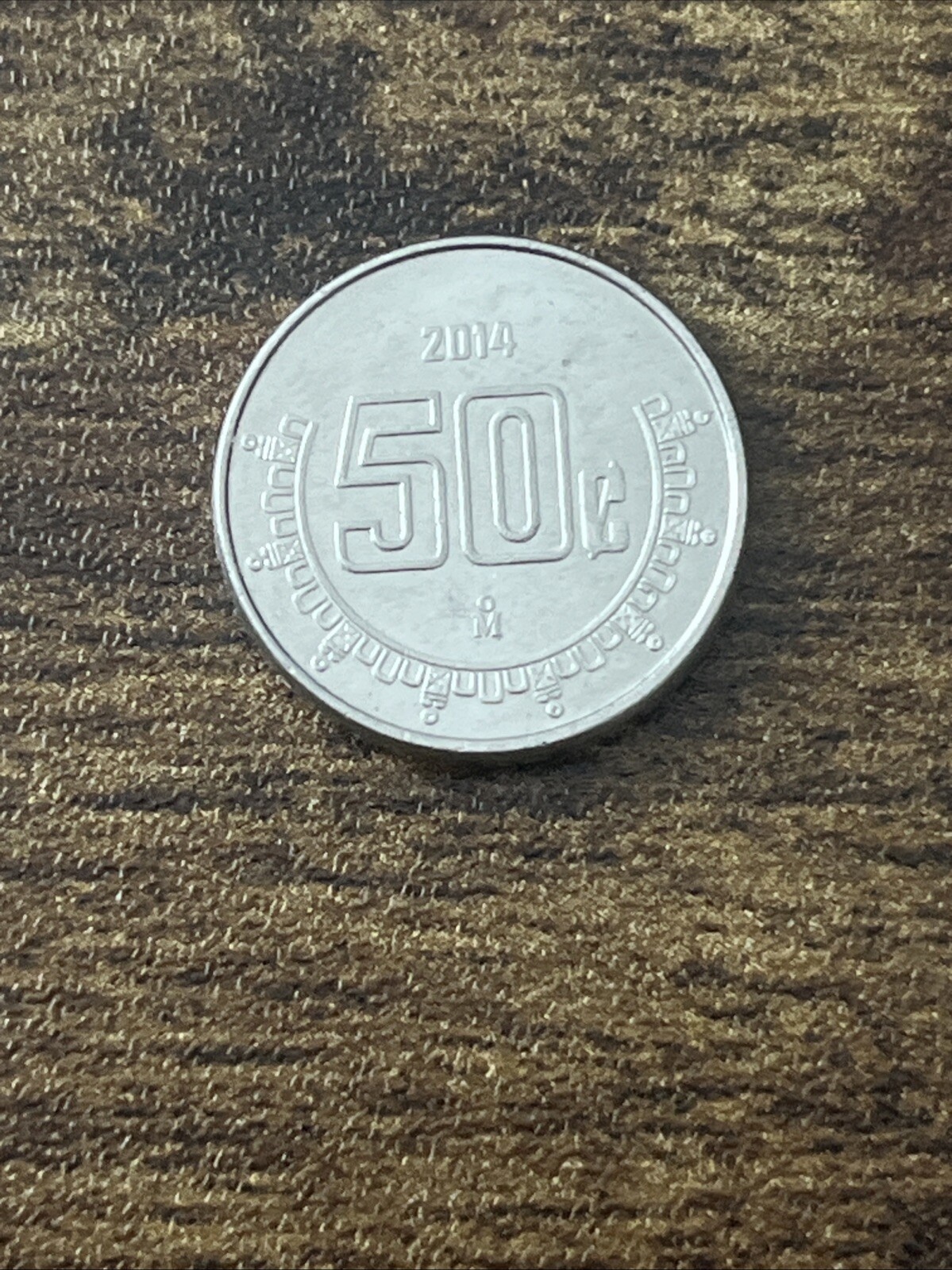2014 Mexico 50 Centavos Actual Coin TK8461*