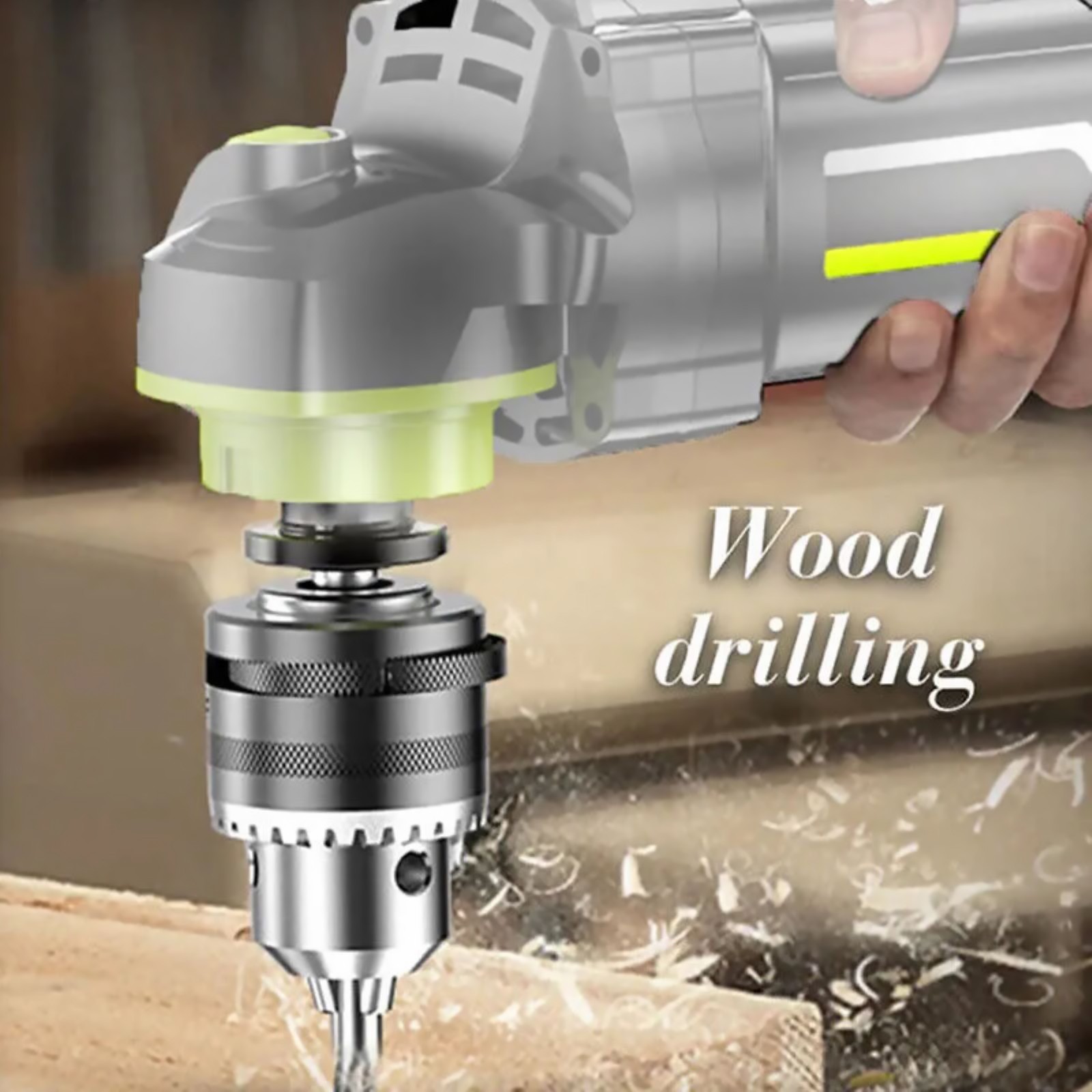 1 PC M10 Angle Grinder Electric Drill Conversion Collet Chuck Head Adapter