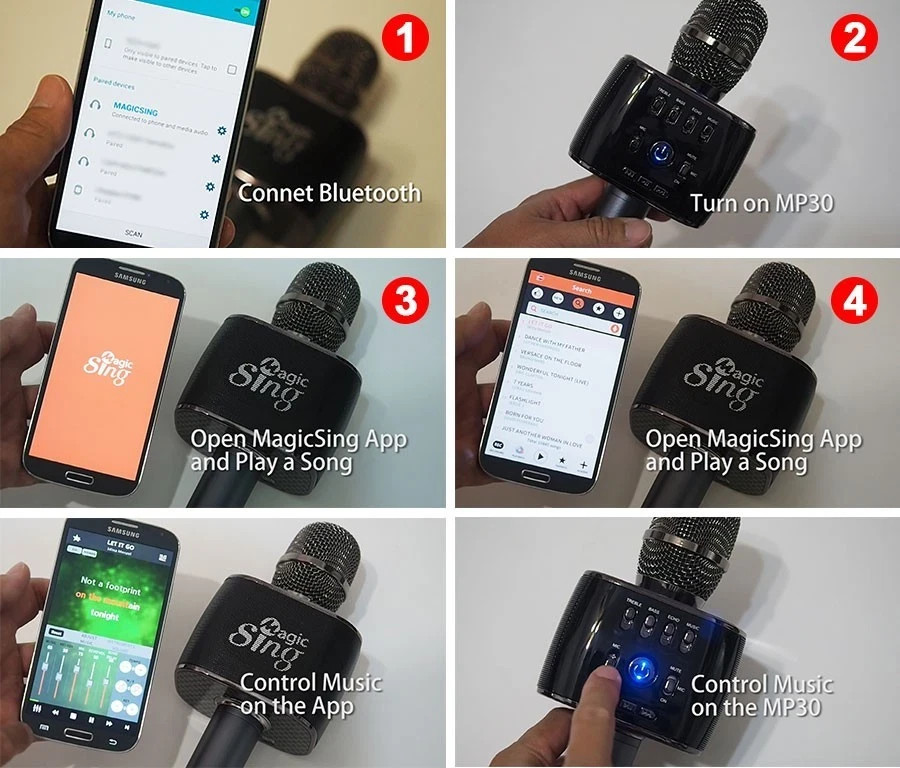 Magic Sing MP30 Karaoke Mic 1 Year code for 270K + Tagalog Eng & other songs APP
