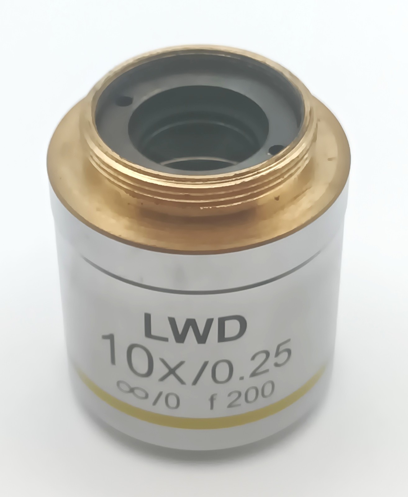 Microscope Objective Infinity Corrected LWD Lens 10x/0.25, f=200, UNUSED