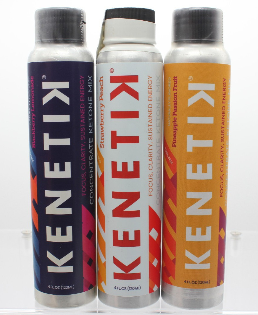 Kenetik Ketone Mix w/ Ketones for Focus, Clarity, Energy; 4 Servings per Bottle