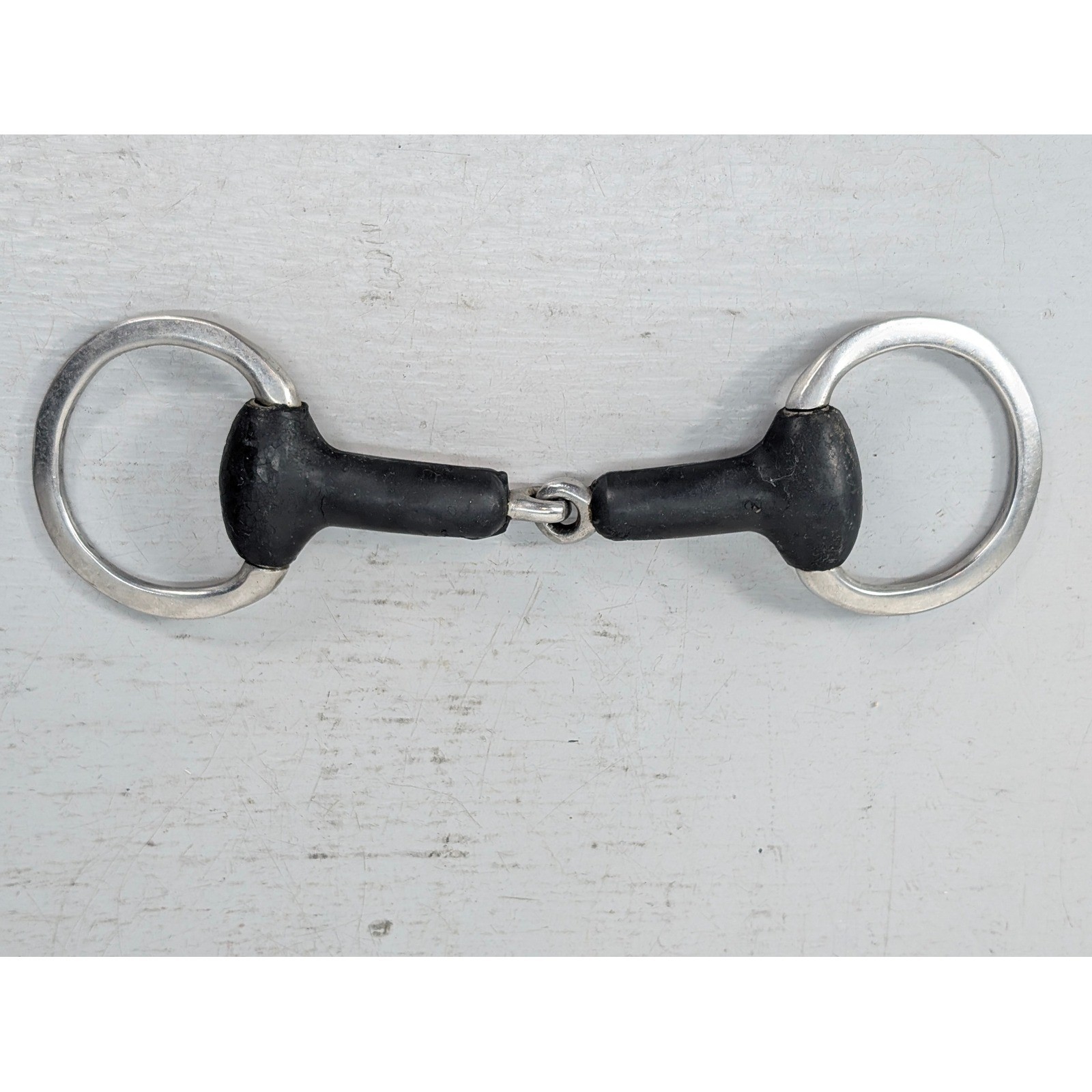 Rubber Loose Ring Snaffle Bit Single Jointed English Horse Bit Western 11"
