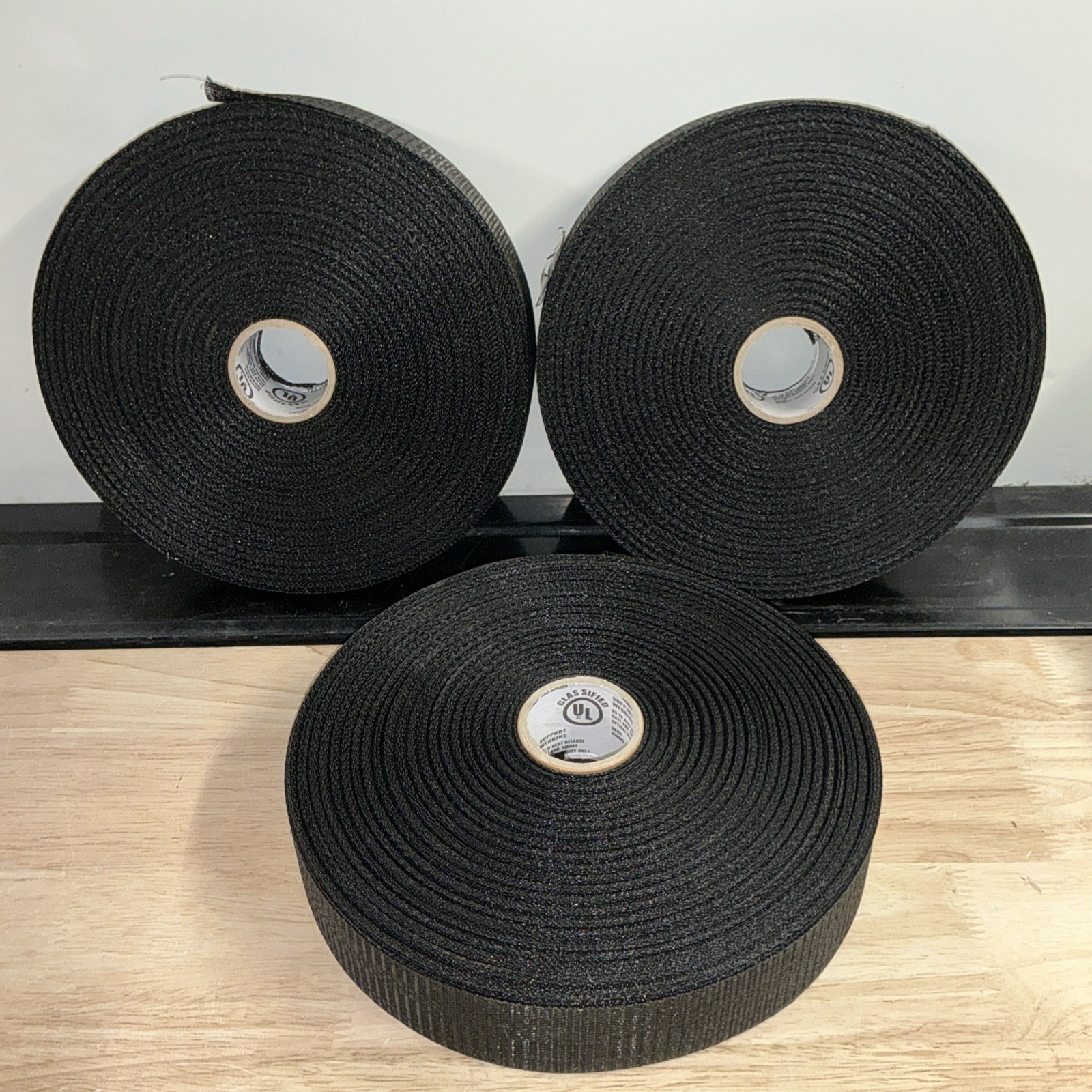 3 Pack Master Flow 1.75”x 100 yd. Woven Vinyl Hanger Strap HS1.75WV