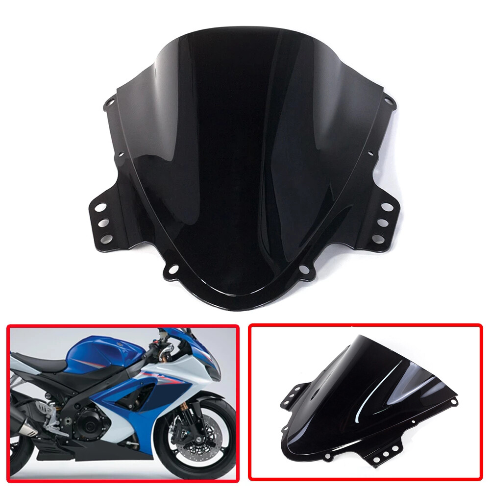 ABS Plastics Black Windshield for Suzuki GSXR1000 2005 2006 K5 05 06 Windscreen
