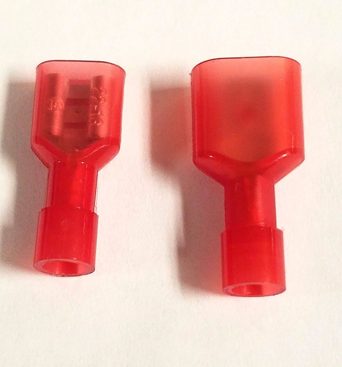 50 PK 18-22 GAUGE NYLON FULLY INSULATED QUICK DISCONNECT .250 FEMALE MALE 25 EA