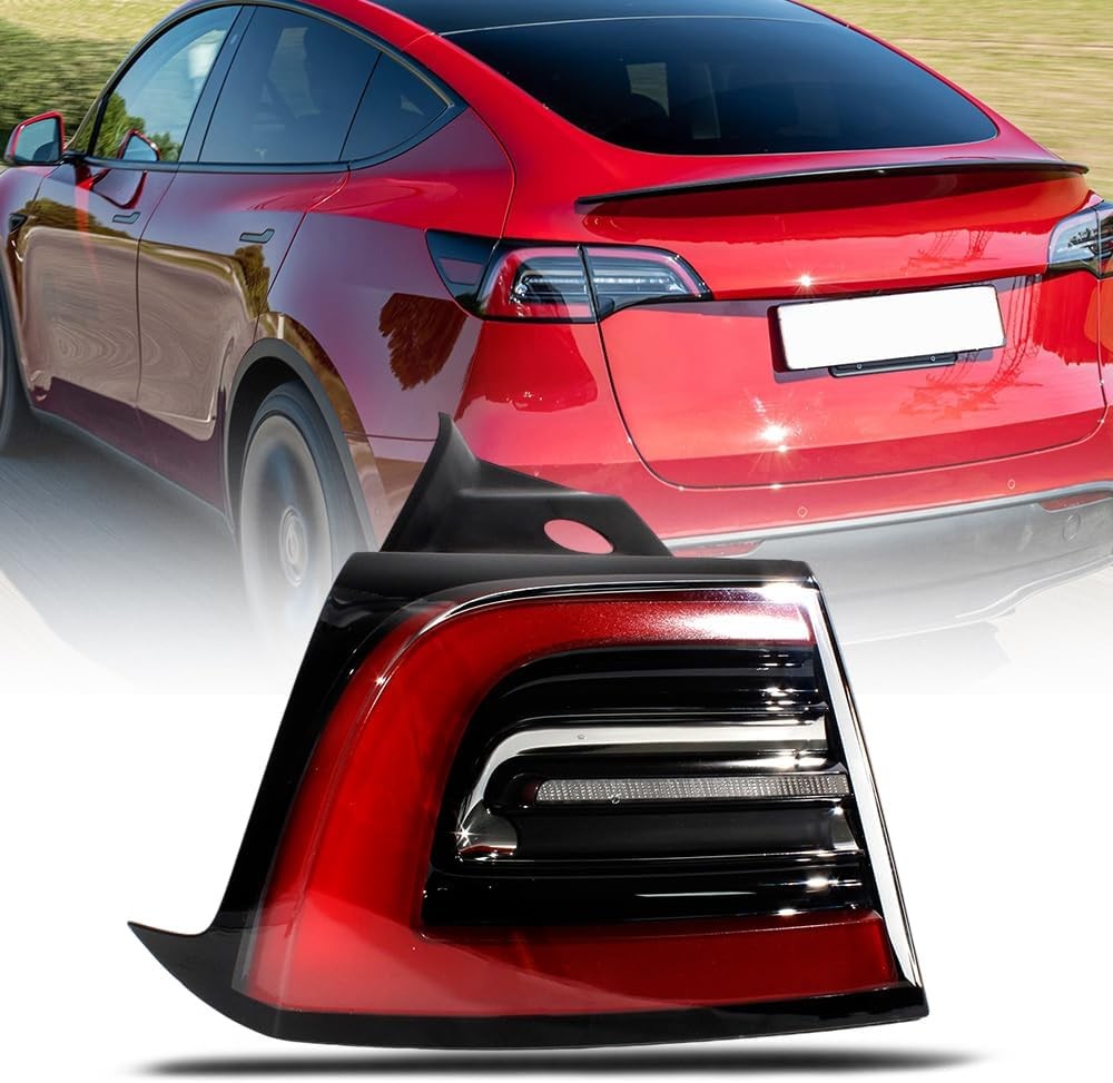 4PIN 1502086 Rear Left Tail Light Lamp For 2021 - 2024 Tesla Model 3Y  Amber