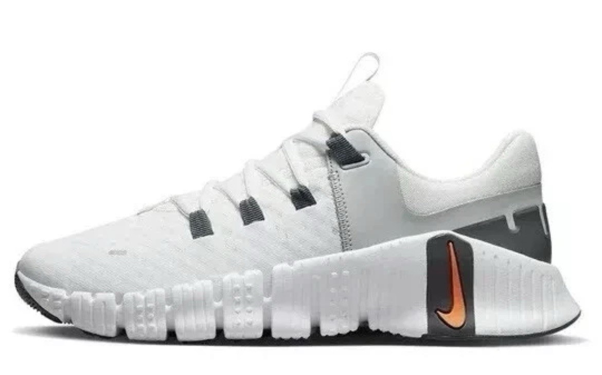 Nike Free Metcon 5 White Bright Mandarin DV3949-101 Men's Multi Size NEW