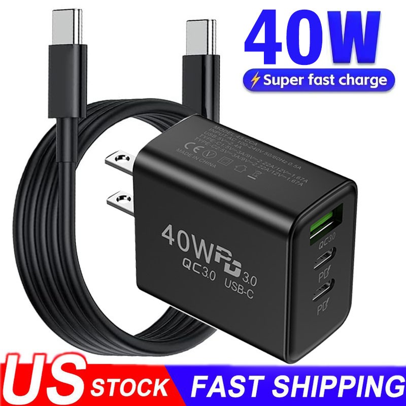 40W Type C USB Phone Charger For Samsung Galaxy Z Flip7 FE Fold7 Fold6 Flip5 4 3