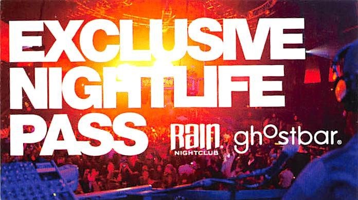 Palms Casino - Las Vegas, NV - Vintage Paper Nightlife Pass Card