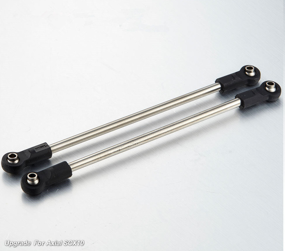 2PCS Titanium Alloy Tie Rod Arm Linkage 114.5/122/129.5mm AXIAL SCX10 RC Car1481