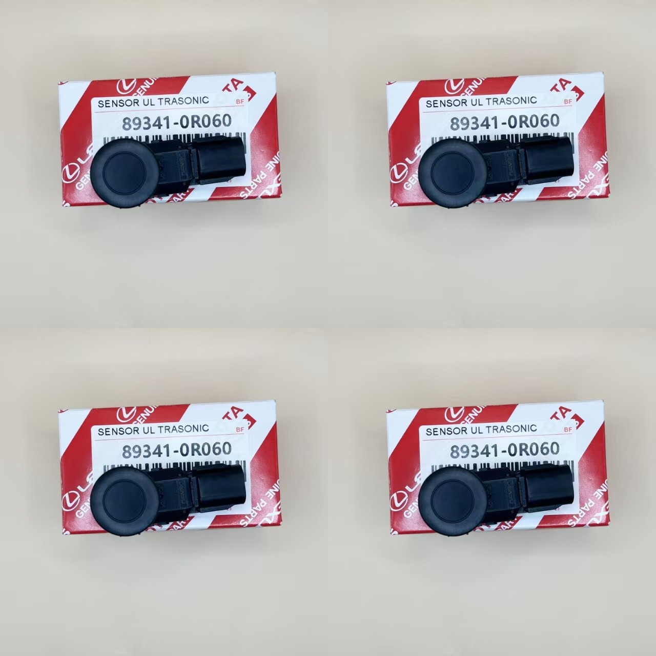 4X Rear Parking Park Sensor Black OEM 89341-0R060 for 2014-23 Tacoma Tundra Rav4