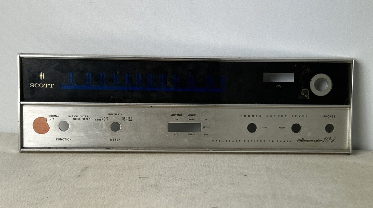 Scott 312-D Tuner Faceplate