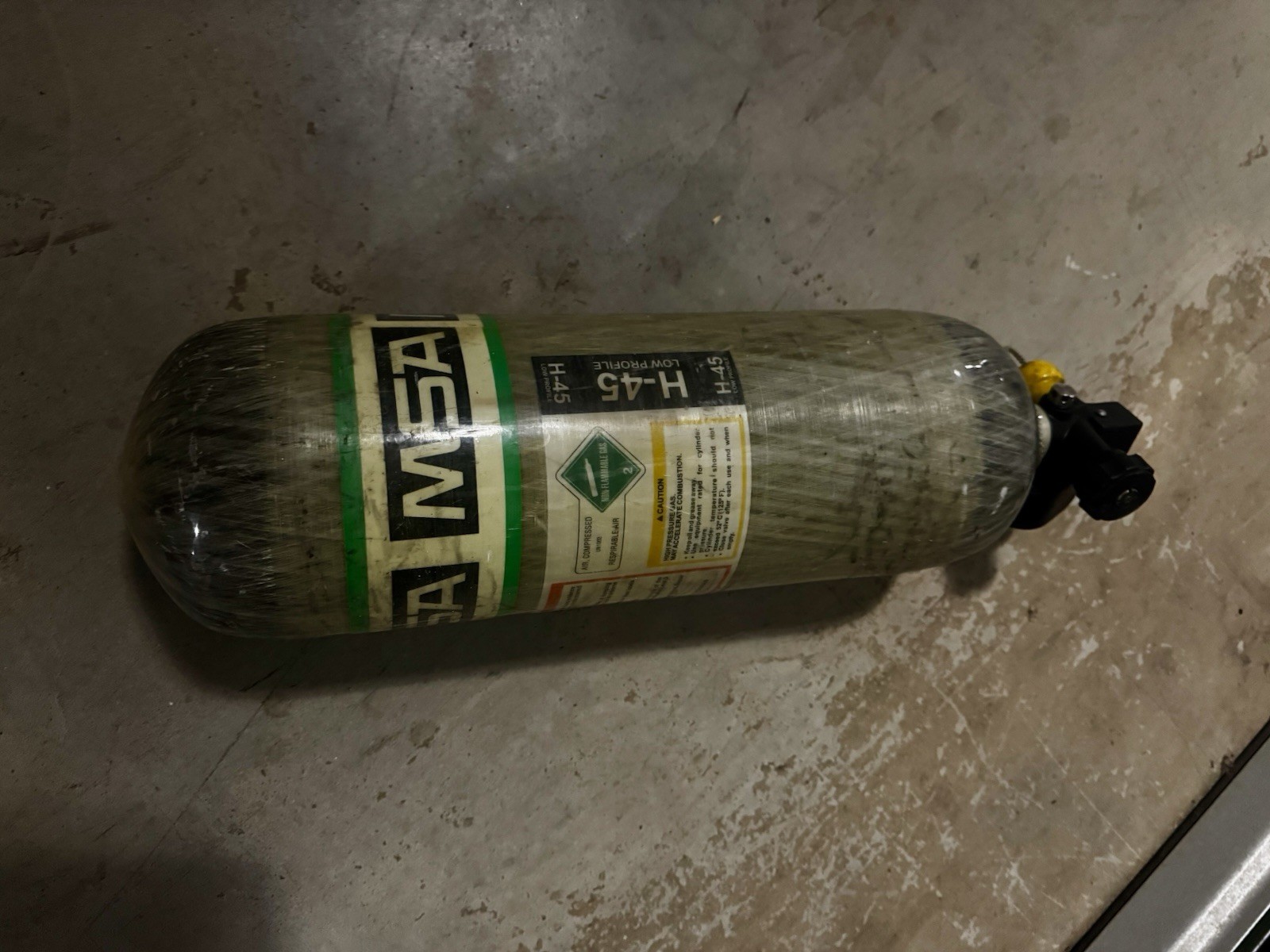 MSA H-45 Bottle  Used