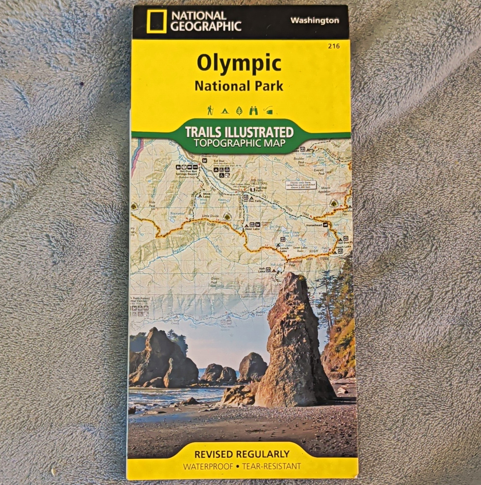 National Geographic Trails Illustrated Topographic Map Olympic Natl Park