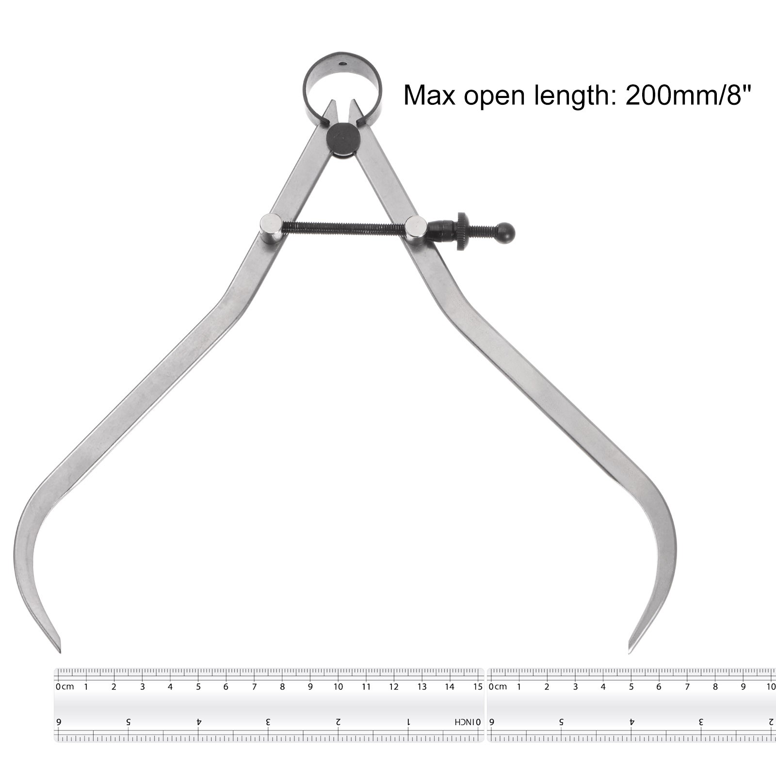 Spring Joint Caliper 8 " Carbon Steel Adjustable Spring Outside w Solid Nut