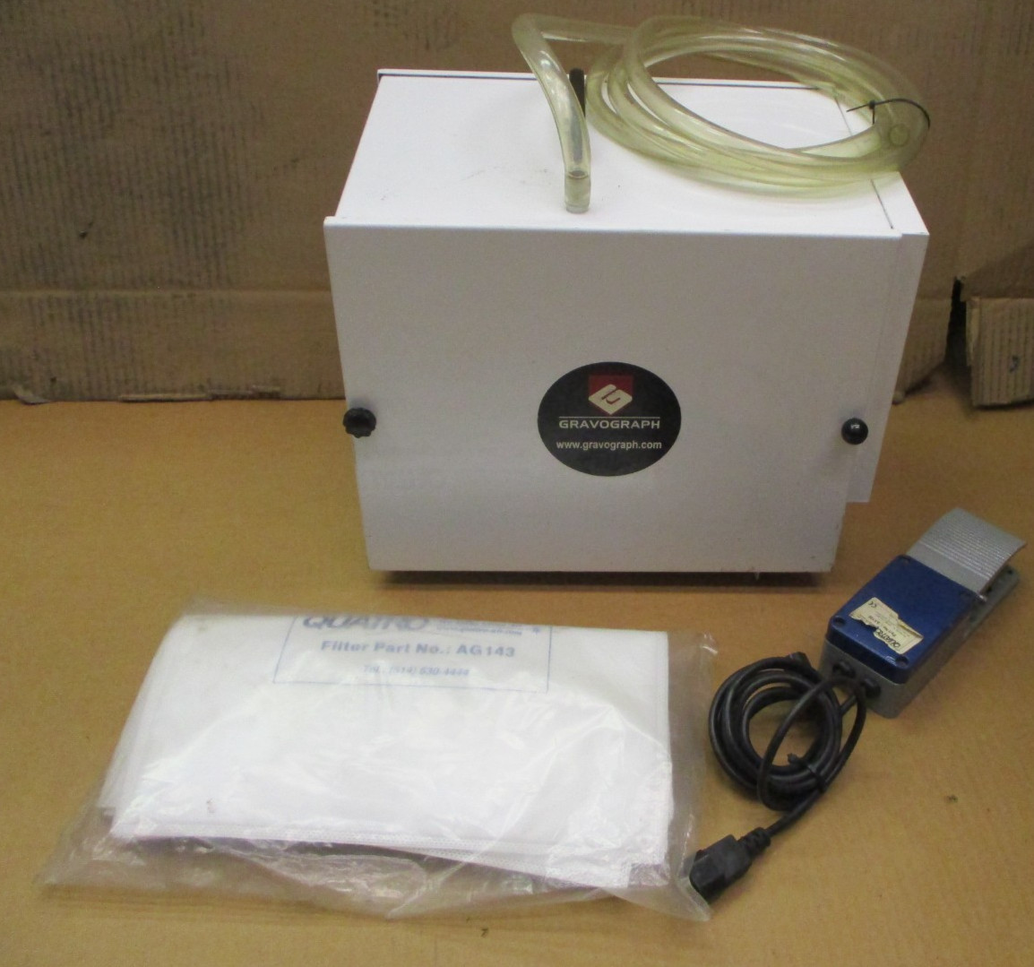 Quatro AX010-126 Gravograph 115/1/60V 7A Footswitch Filter Bags 53510IPL