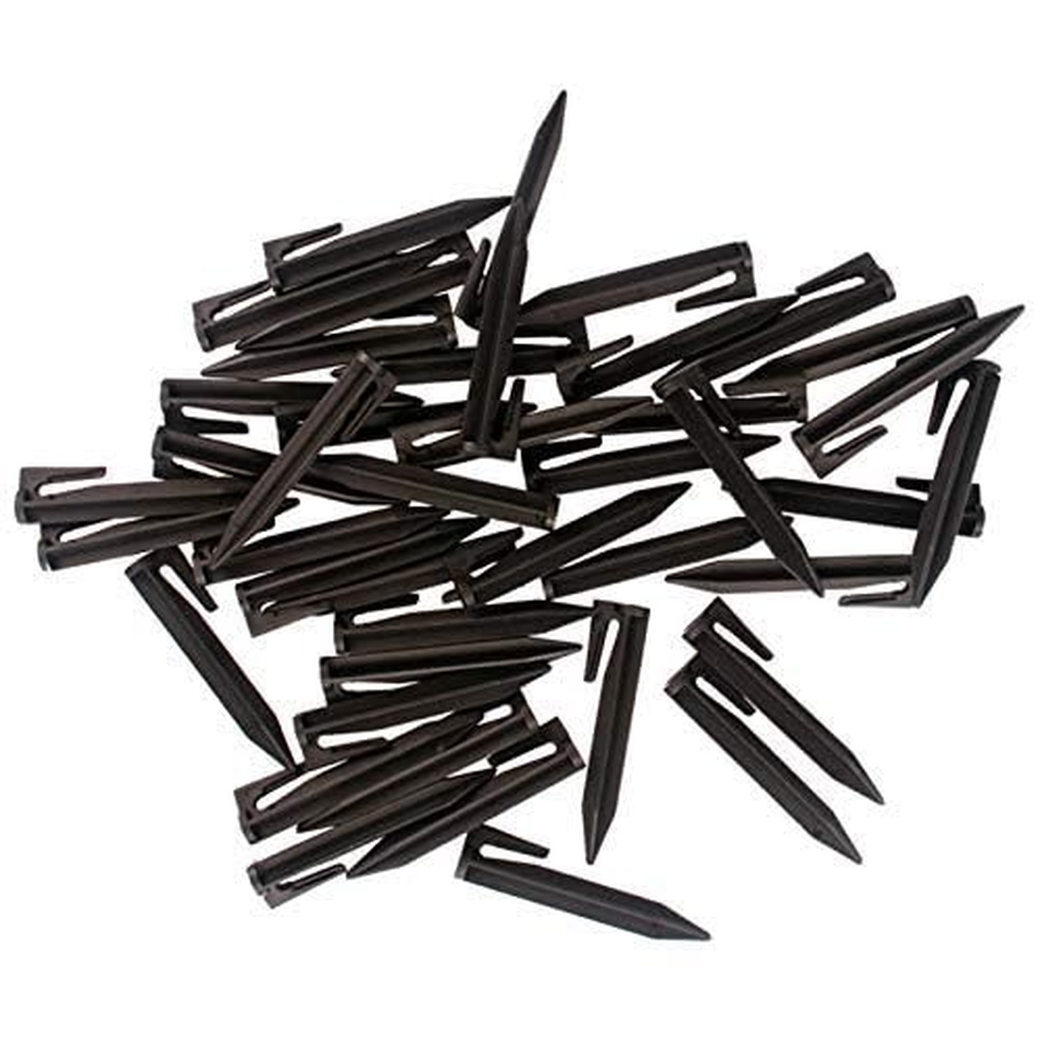 (100 Pcs) 3.3’’ Lawn Stake Kit Insert into Soil to Fix The Marginal