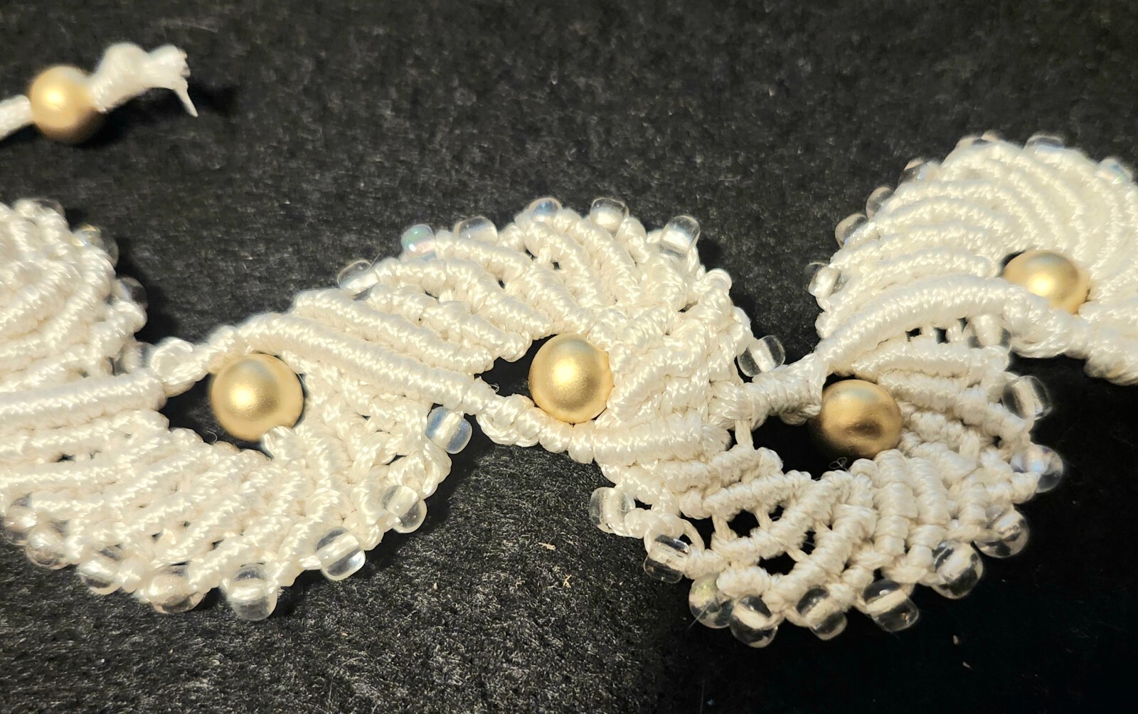 Handmade Silky Thread Angel Wing bracelet