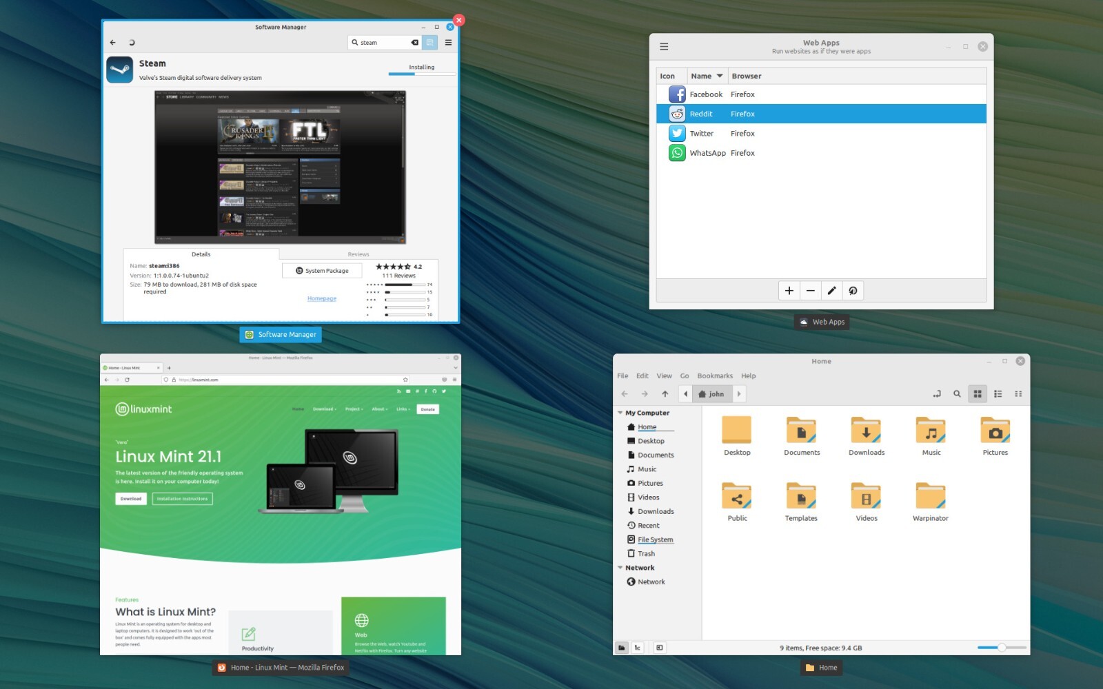 Linux Mint 22.1 Beta Install/Live - DVD or USB Flash Drive