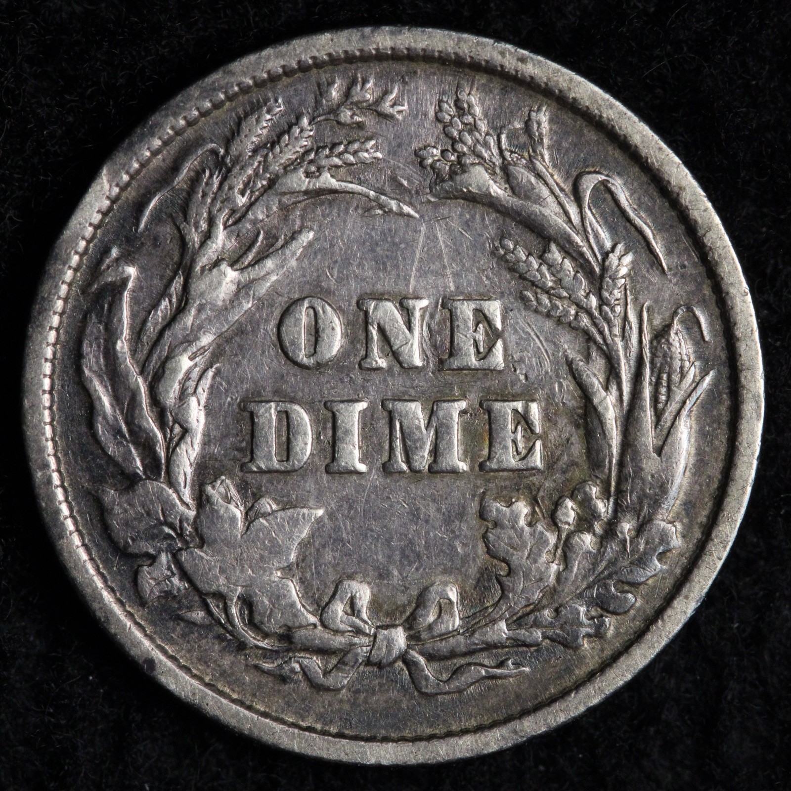 1892 Barber Silver Dime XF E233 GSAW