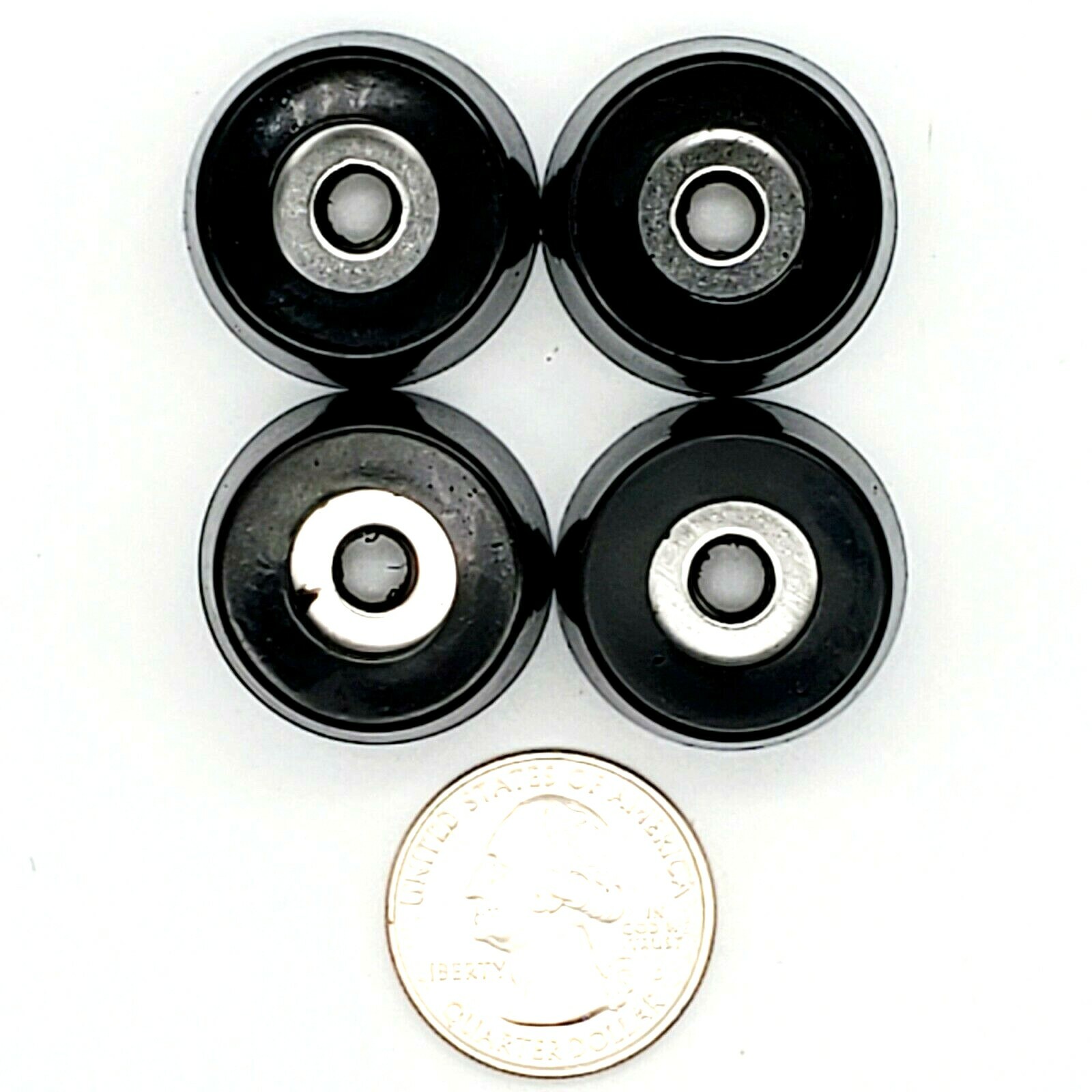 Rubber Equipment Feet Bumper 1" wide Steel Washer 1/2" Tall Audio Speakers Amps