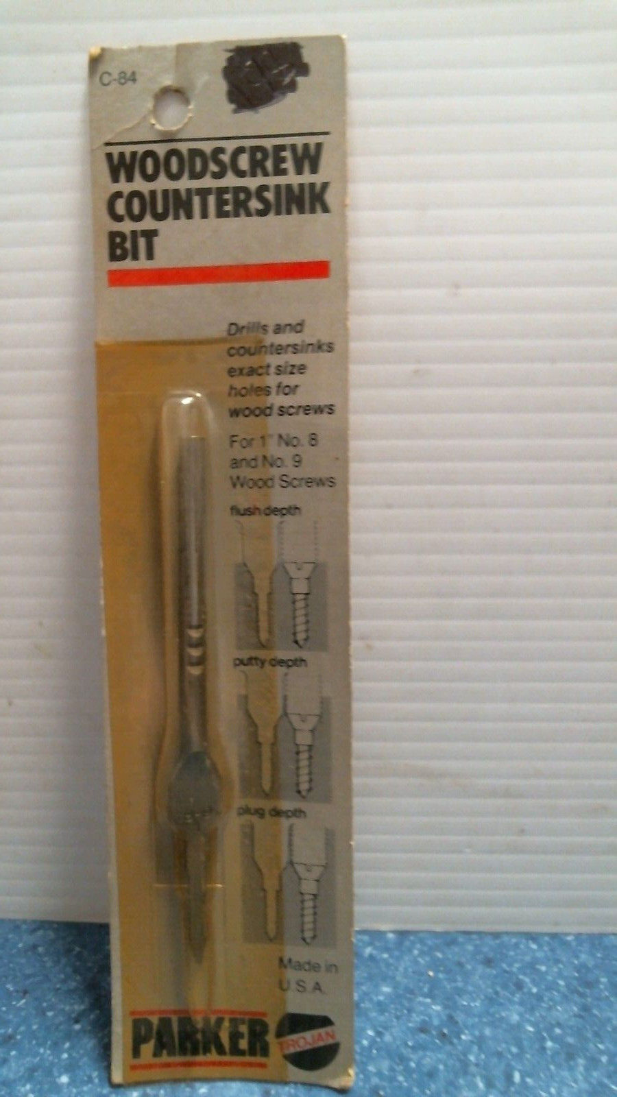 Parker Woodscrew Countersink Bit  (C-84)  FS