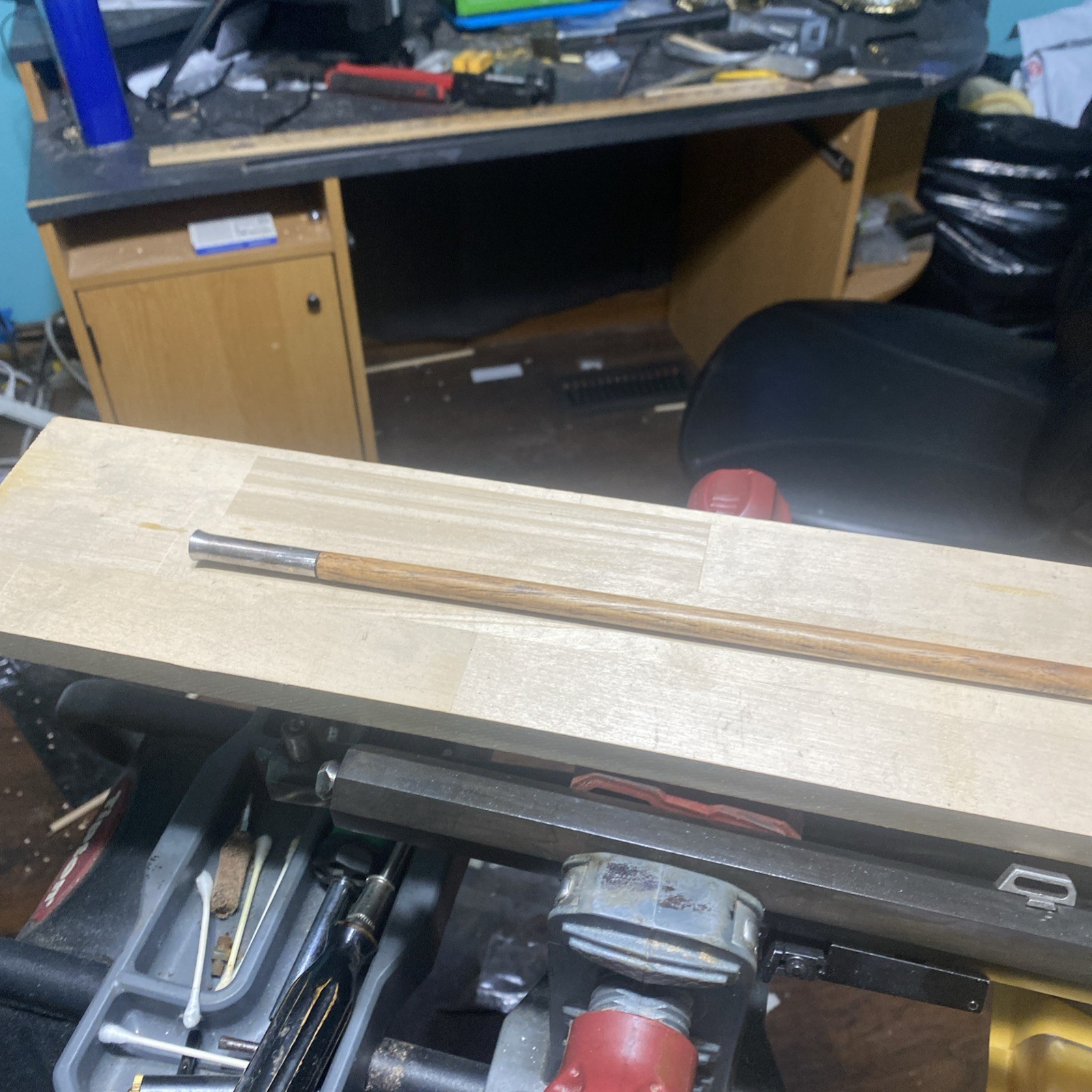 Thompson Center Hawken Muzzleloader Ramrod, 27 3/4” Hickory Stained.