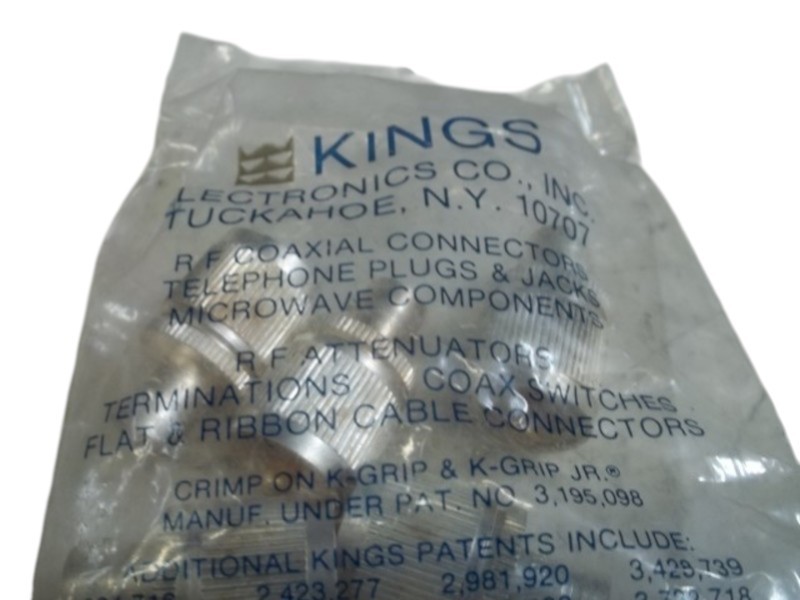 LOT OF 5 KINGS UG273/U COAXIAL CONNECTORS NSMP