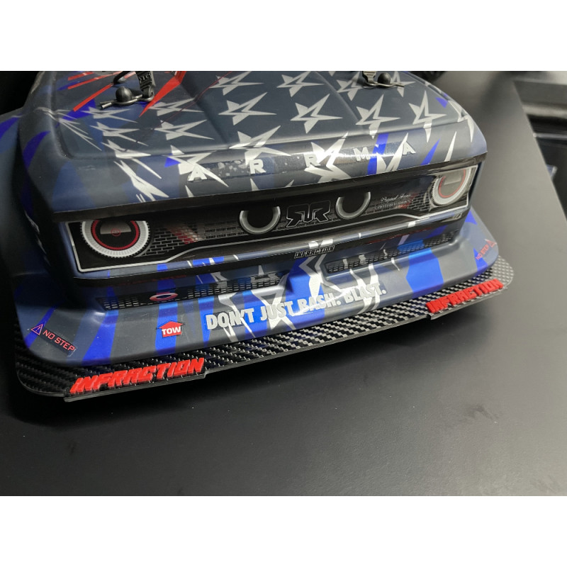 STP1129CF INFRACTION 1/7 FRONT SPLITTER CARBON FIBER