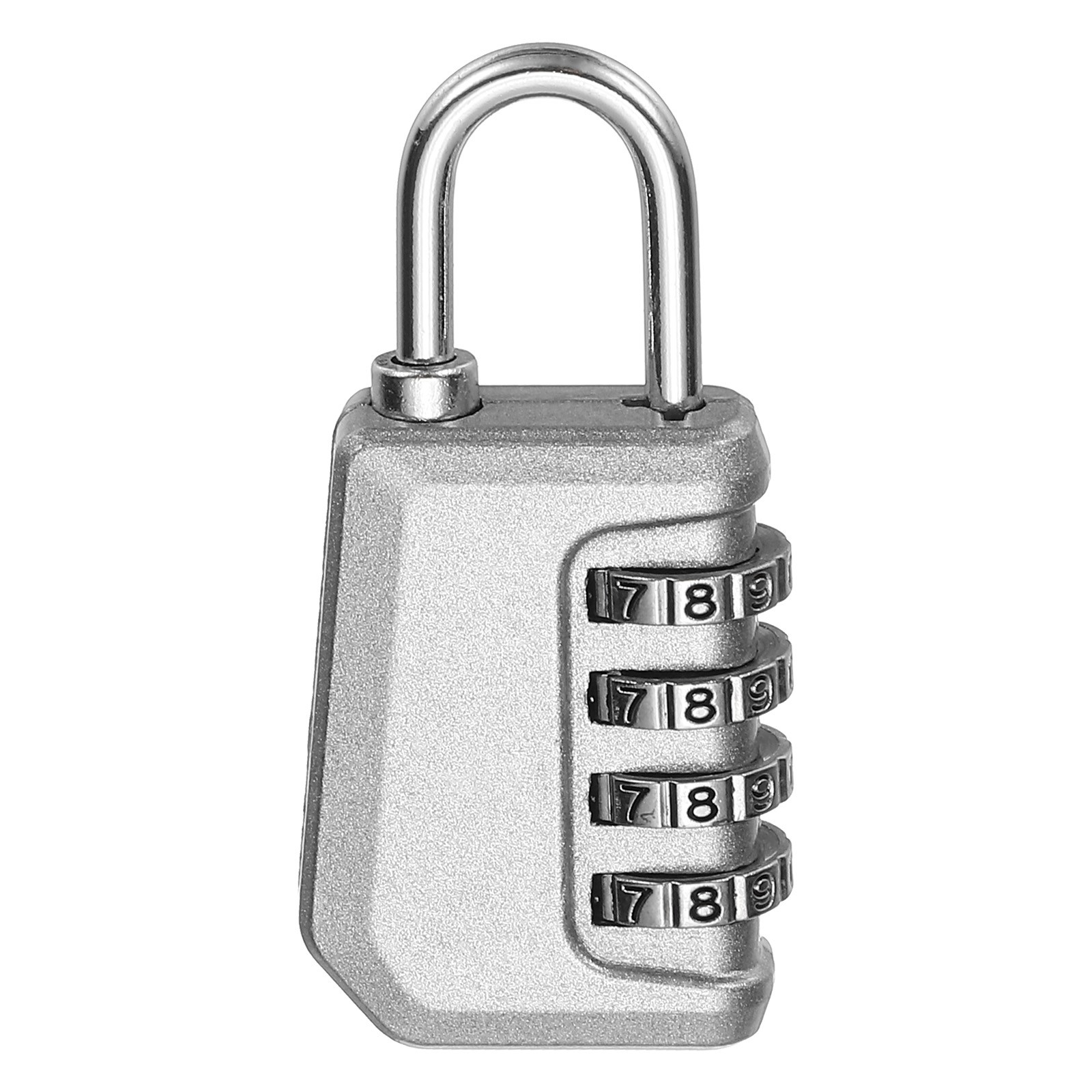 1 Pcs Combination Lock 4 Digit Locker Locks for Luggage Gym File Cabinet Silver