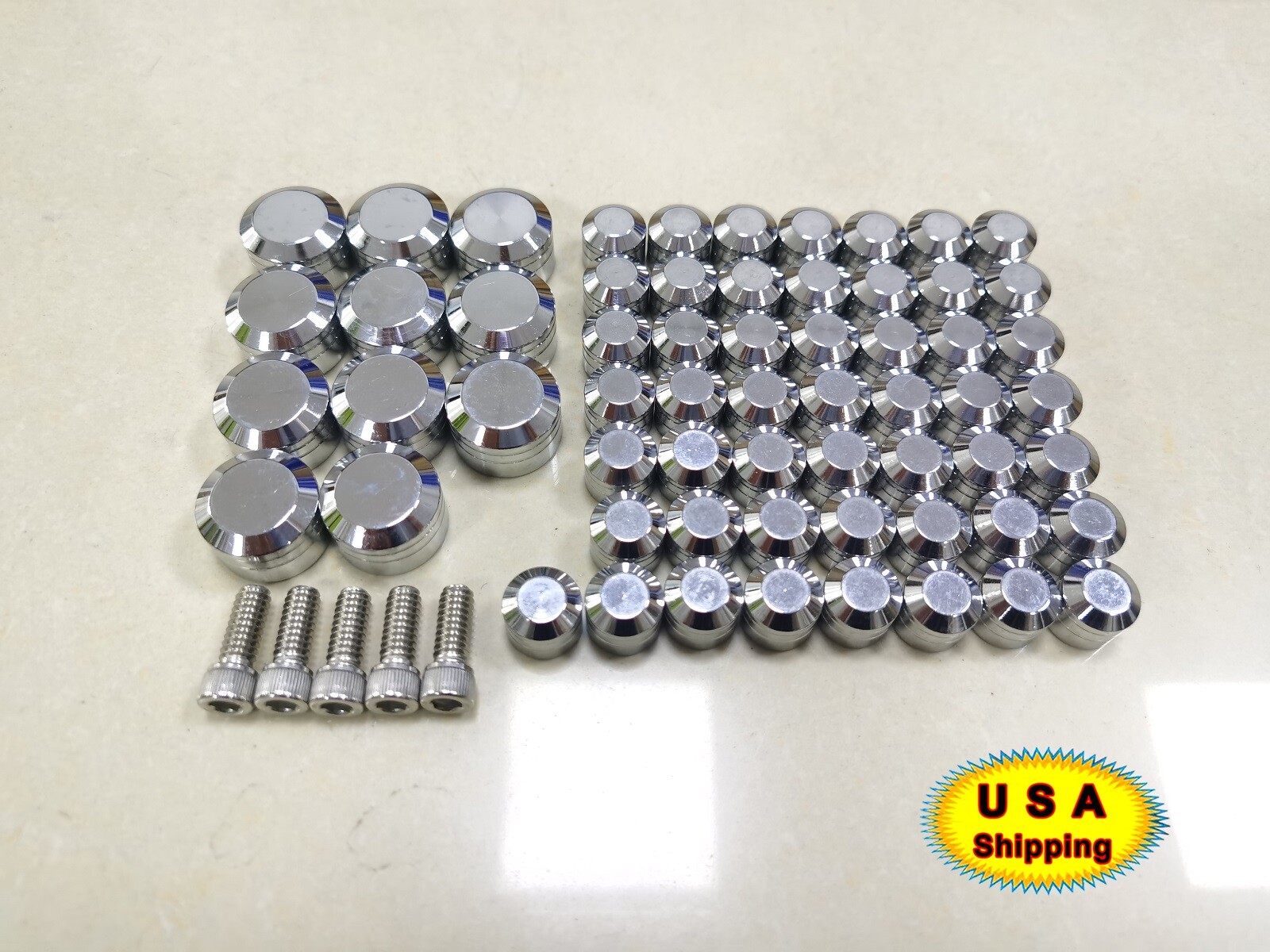 Engine Topper Screw Bolt Cover Caps For Harley Softail FLSTN FXSTC FLSTC FLSTF