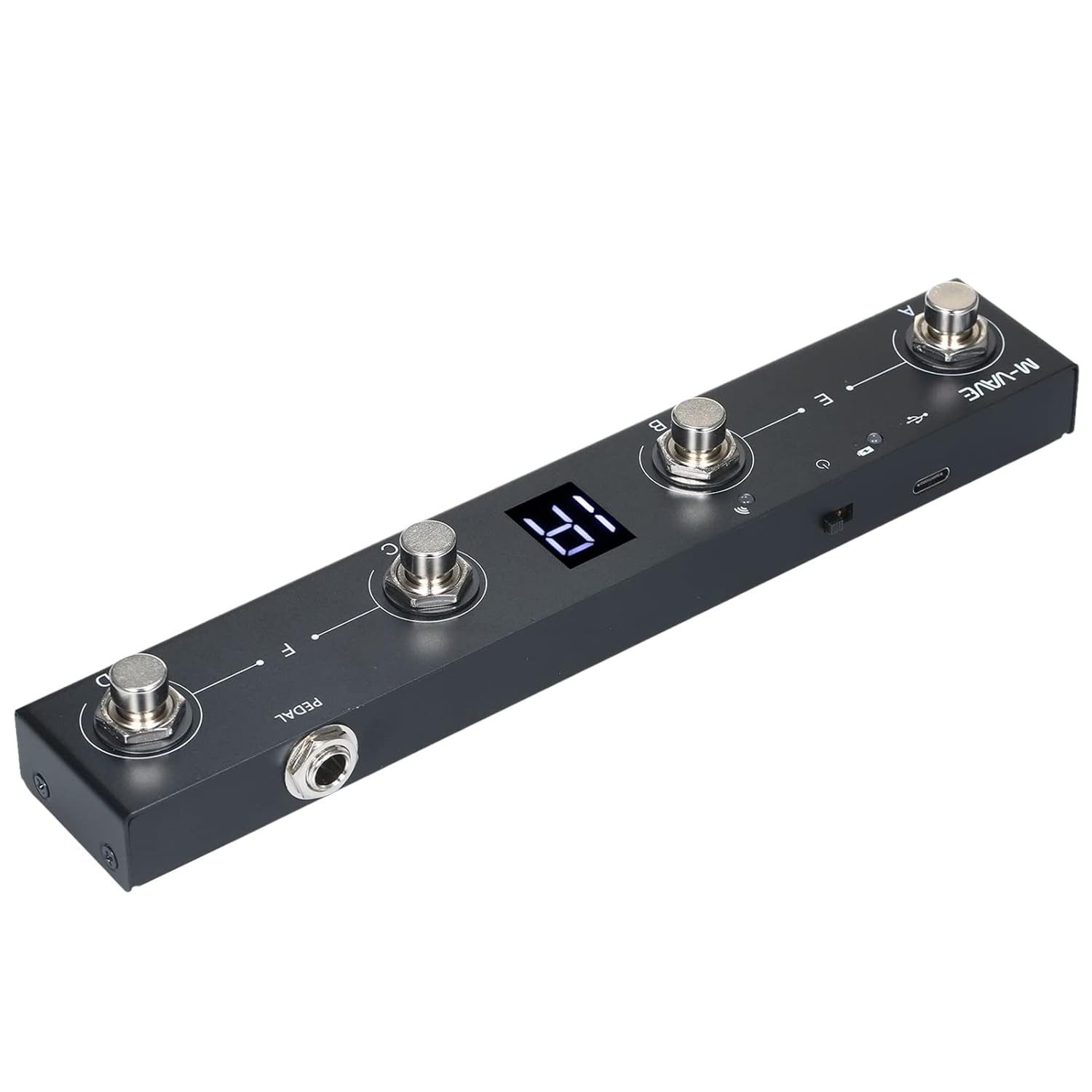 Wireless BT MIDI Foot Controller 4 Button Rechargeable MIDI Pedal AP Wireless