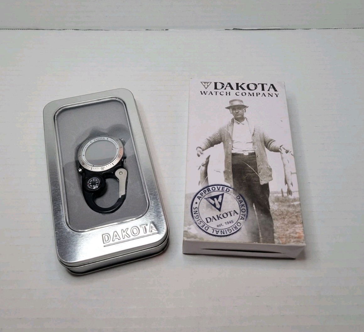 Dakota Digital Backpacker Clip Watch, Alarm, Stopwatch, Timer and Dual Time