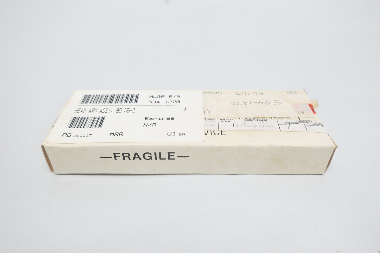 Control Data Corp 75010102 Head Arm Assembly