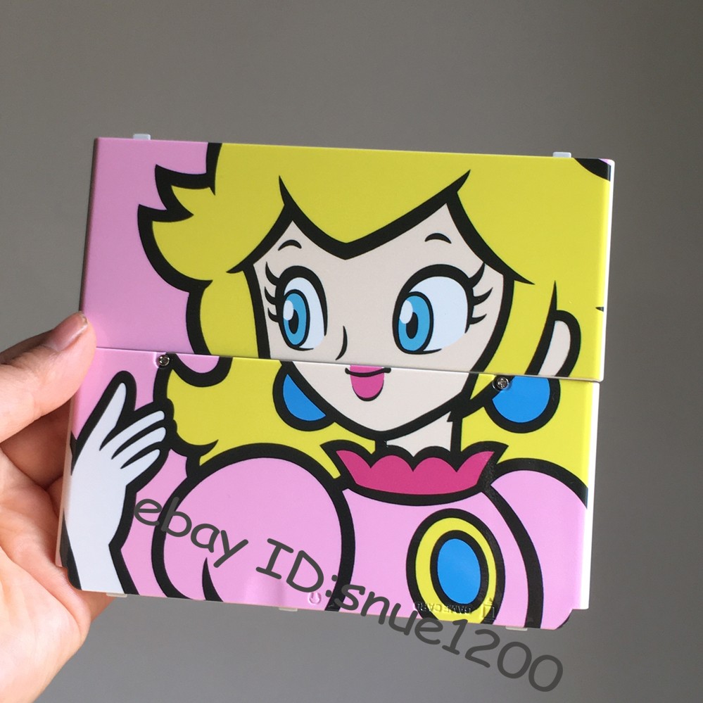 Custom Nintendo New 3DS Replacement Top Bottom Shell - Princess Peach Design Hot