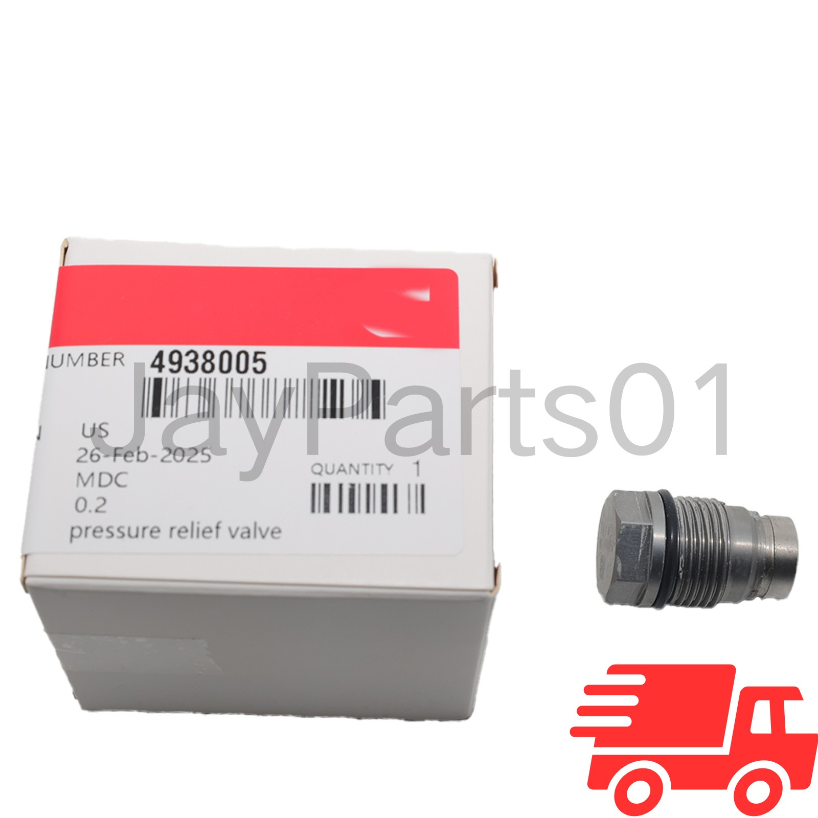 1110010013 Fuel Rail Pressure Relief Valve For Cummins 2007.5-18 2500 3500 6.7L