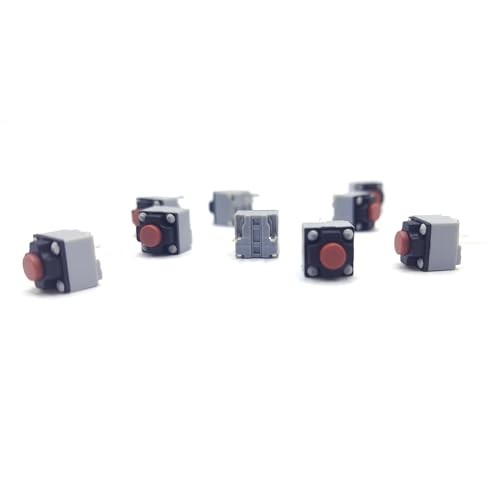 9 Piece Mute Tactile Push Button 6 * 6 * 7.3MM Square Silent Wireless Wired
