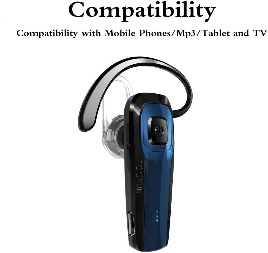 Bluetooth Earpiece, M26 Bluetooth Headset Handsfree V5.0 Wireless Earpie