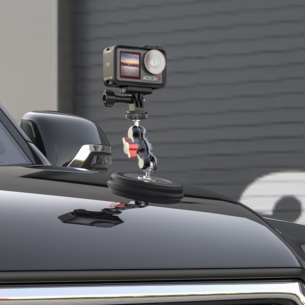 SUREWO Magnetic Mount , Quick Car Holder Attachment for GoPro 13, DJI Action 5