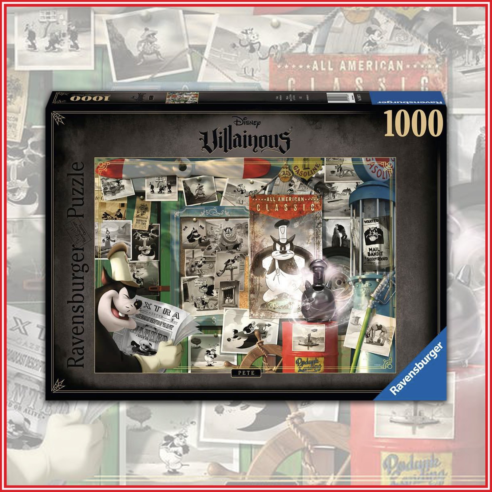 Disney Villainous Pete 1000 Piece Jigsaw Puzzle Ravensburger Board Game