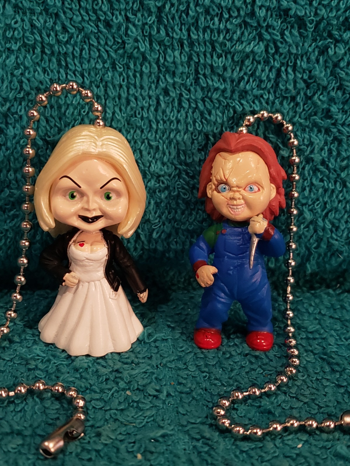 Chucky and Tiffany Horror Light Pull and Fan Pull Set - Childs Play - Horror