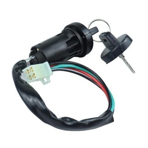 Ignition Switch Key Set with Cap for 50cc to 250cc ATV, Dirt Bike, and Electric