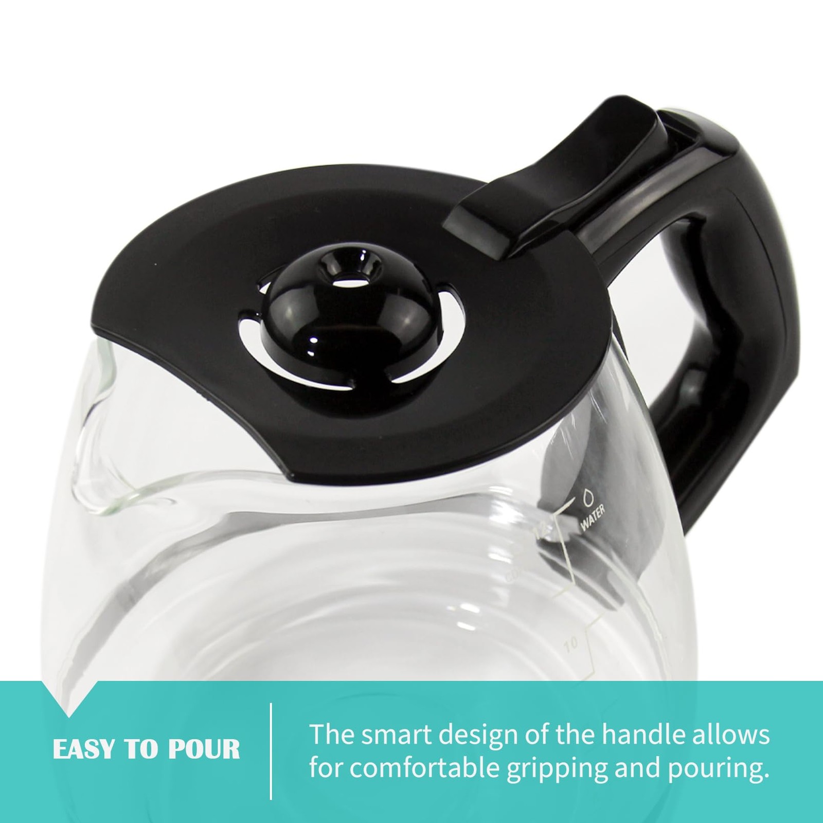 12-Cup Replacement Carafe for Black and Decker Coffee Maker CM1160B/W