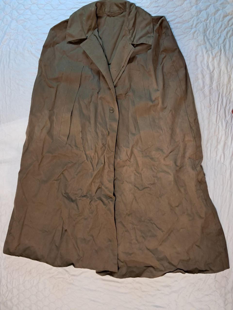 Military Russian Army Soviet Soldiers Cloak Tent Poncho Hooded Rain Coat USSR