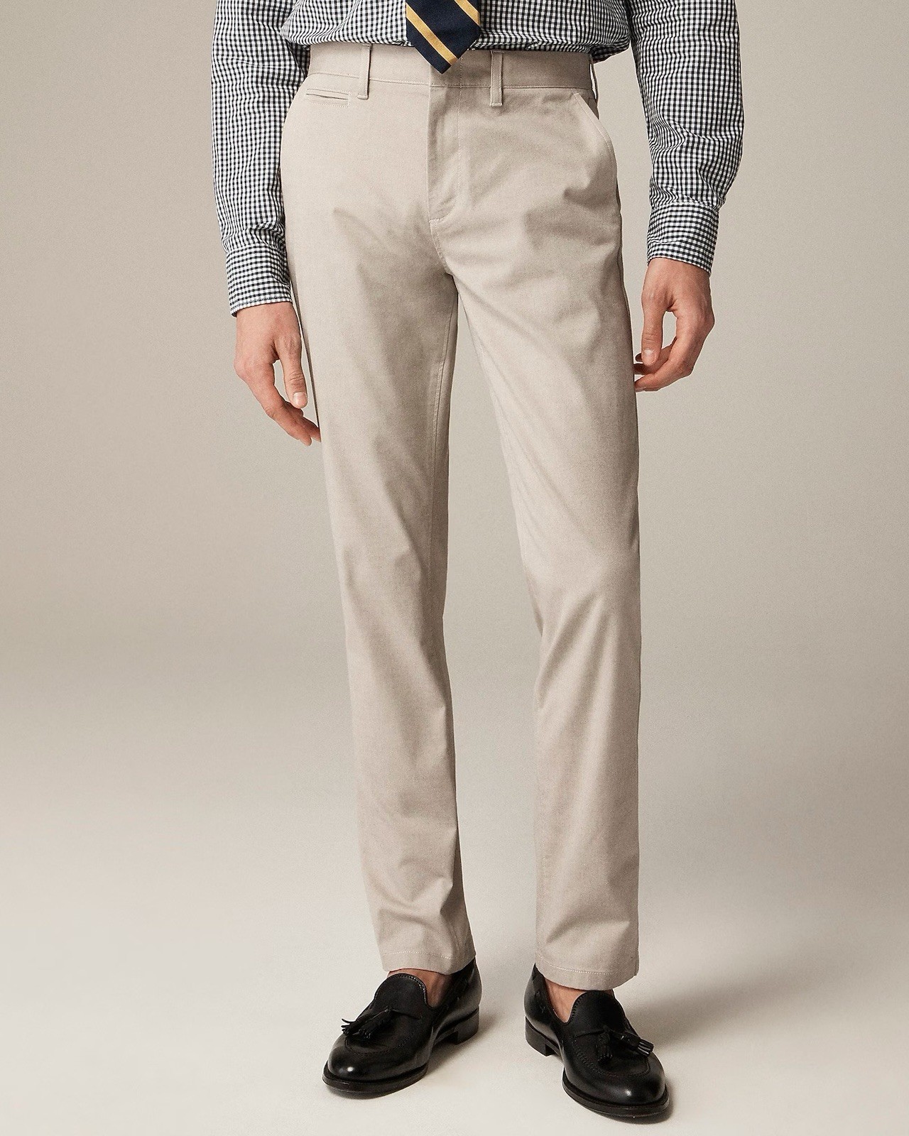 $128 J.Crew Men’s 484 Slim-fit tech oxford pants Khaki Oxford Size 32X30