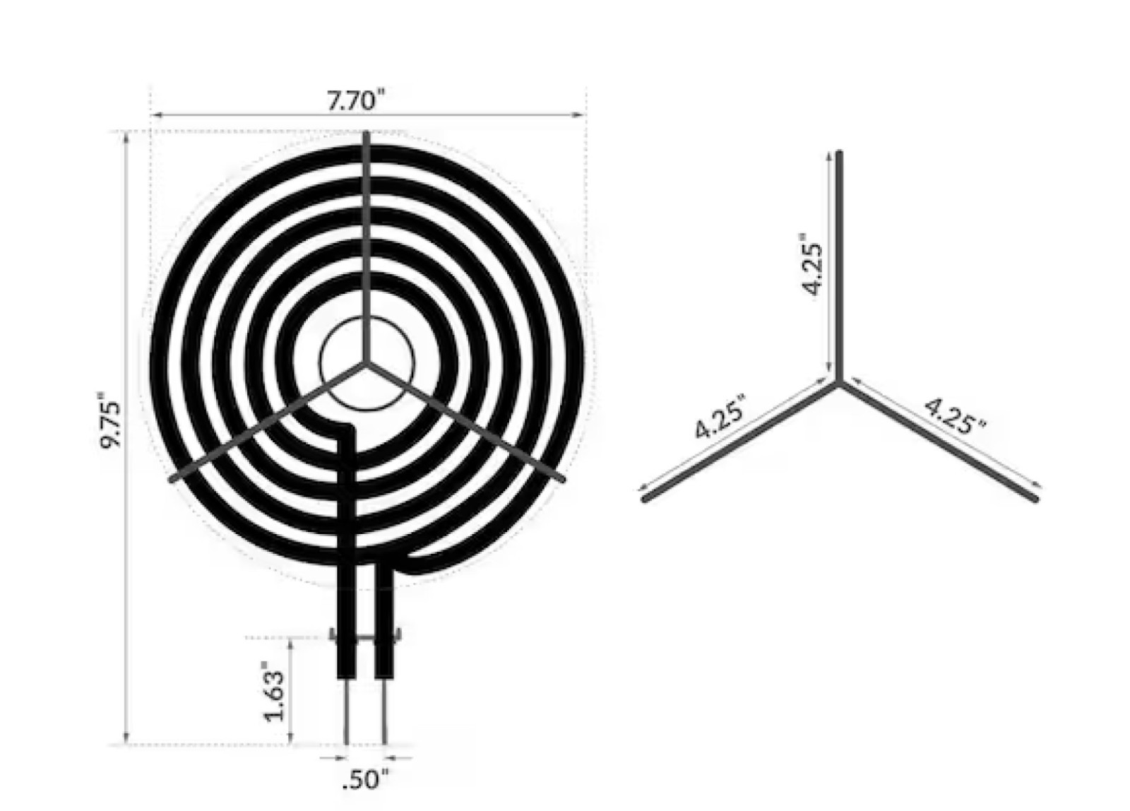 MP26YA Frigidaire Burner Element Surface 8" In 316442301 -2 Pack