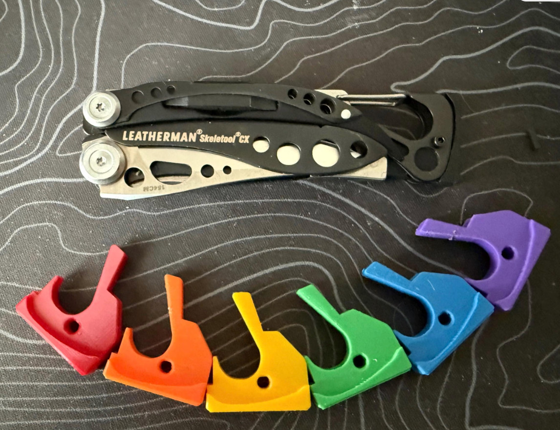 Leatherman Skeletool Thumb Stud + Impact Head Upgrade