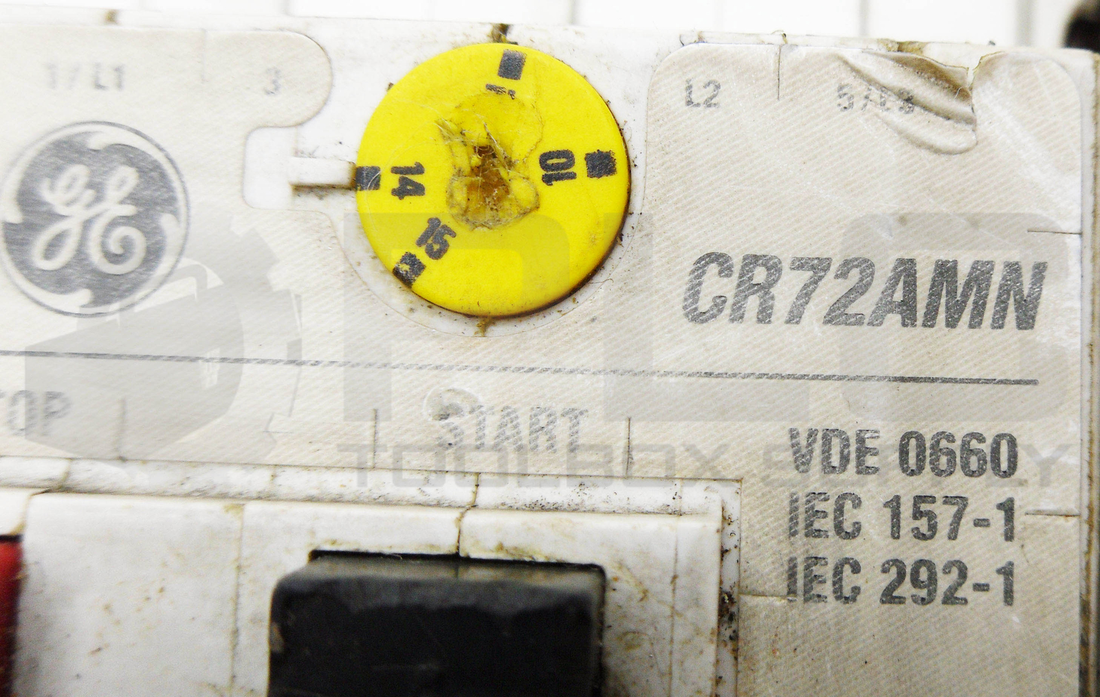 GENERAL ELECTRIC CR72AMN MANUAL MOTOR CONTROLLER 600V CR72AXA11